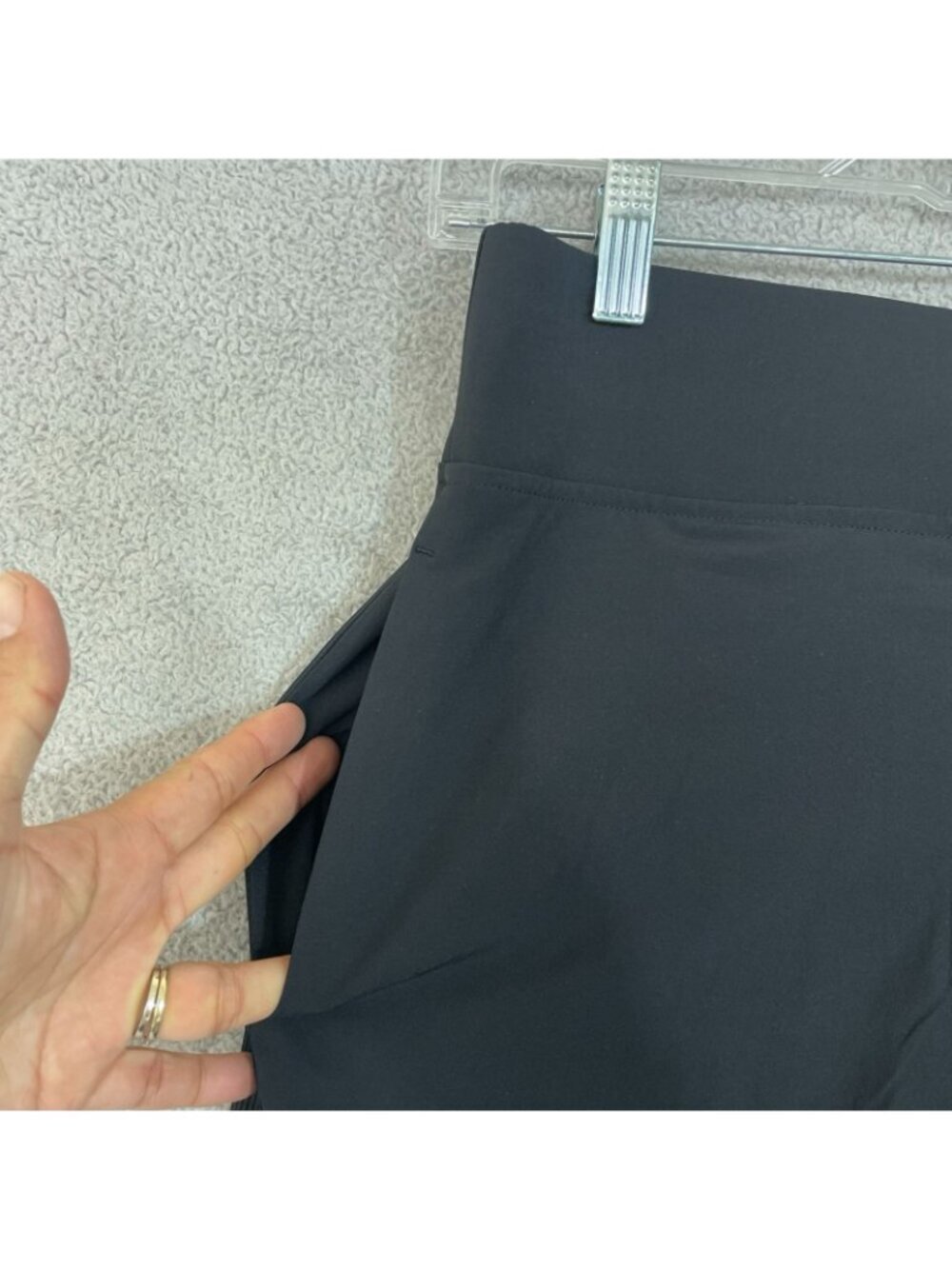 NWT Kirkland Signature Women's S Ankle Pant Black PullOn Stretch B1712 - Picture 15 of 16